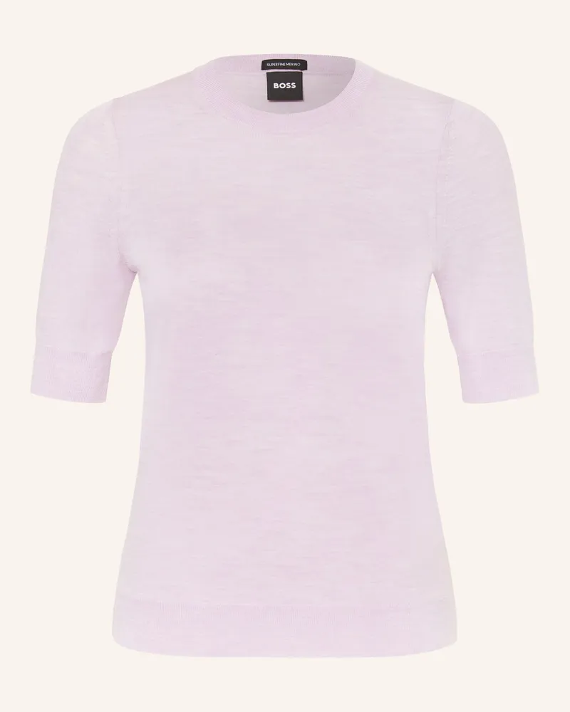 HUGO BOSS Strickshirt FARBELLA Helllila
