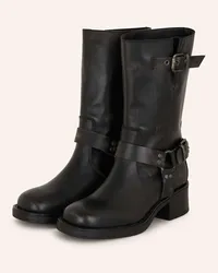 Mrs & HUGS Biker Boots - SCHWARZ Schwarz