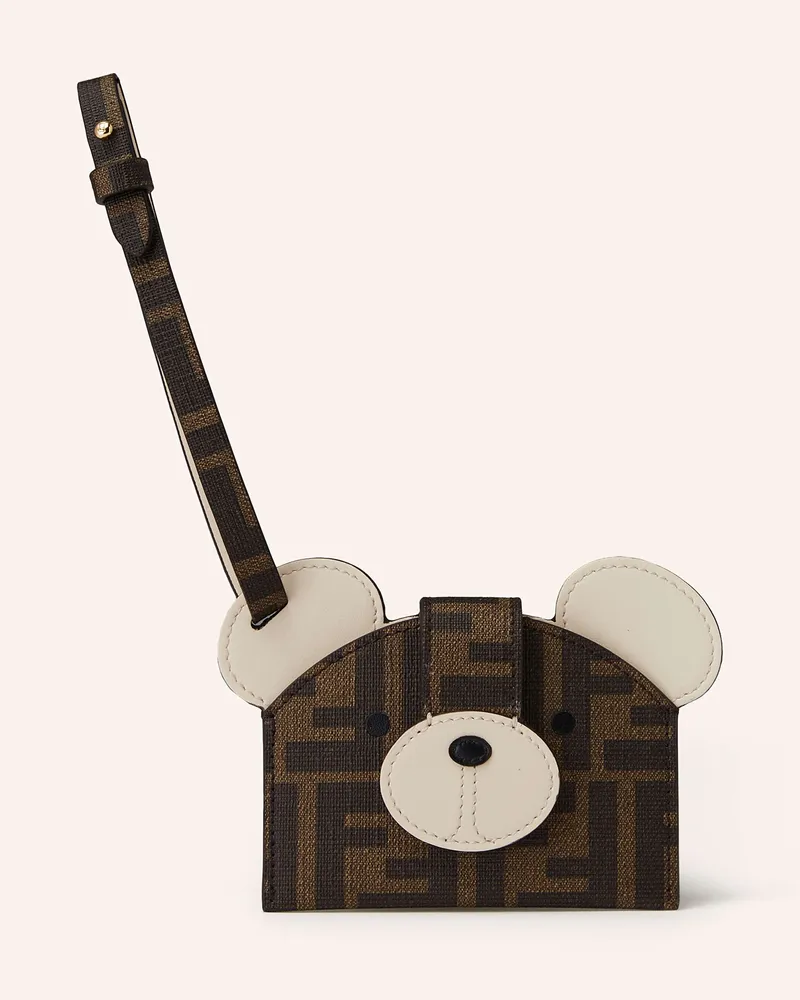 Fendi Kartenetui Best Friends Forever braun Braun