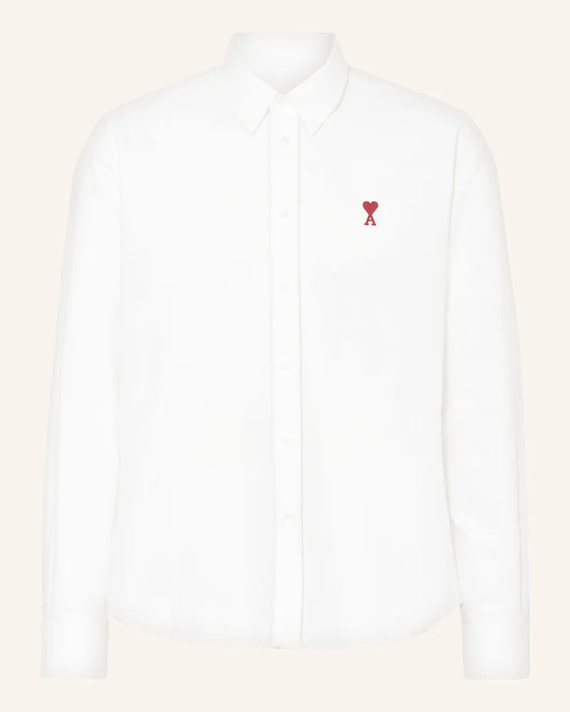 AMI Paris Oxfordhemd Extra Slim Fit weiss Weiss