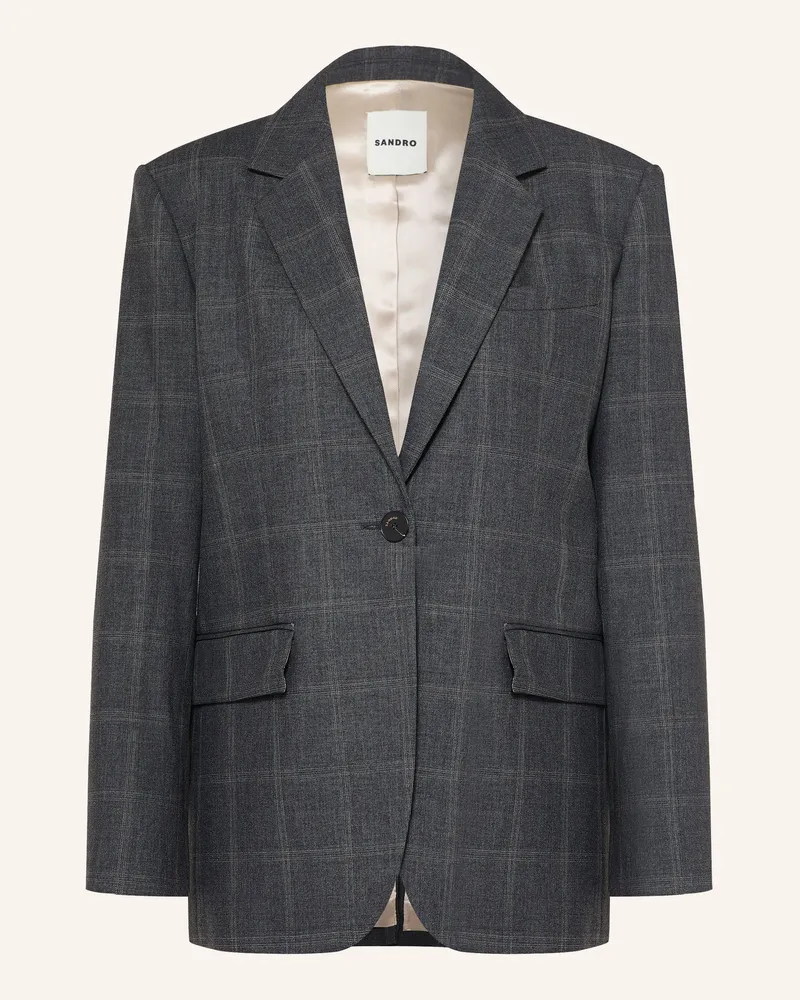 Sandro Blazer grau Dunkelgrau