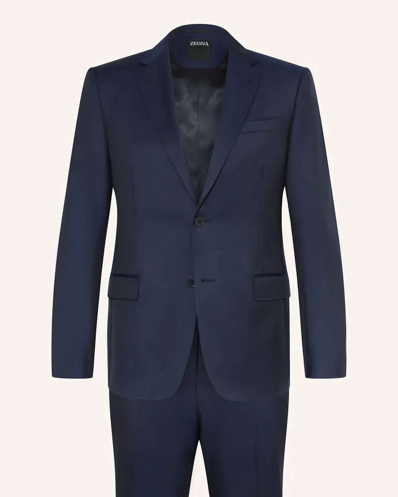 Ermenegildo Zegna Anzug Extra Slim Fit blau Dunkelblau