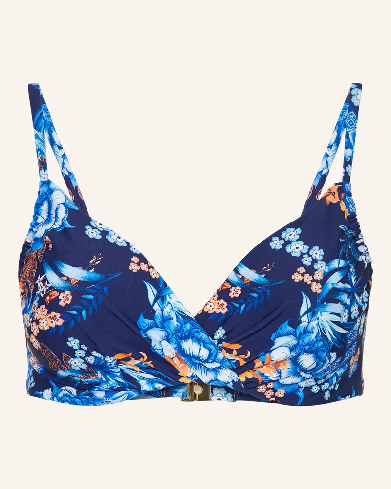 Darling Harbour Bügel-Bikini-Top blau 53