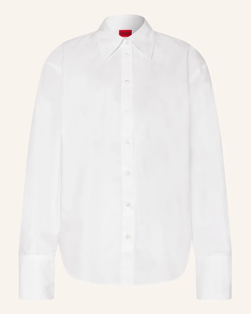 HUGO BOSS Hemdbluse Enkanthus weiss Weiss