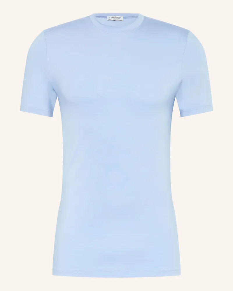 Zimmerli T-Shirt PURENESS Hellblau