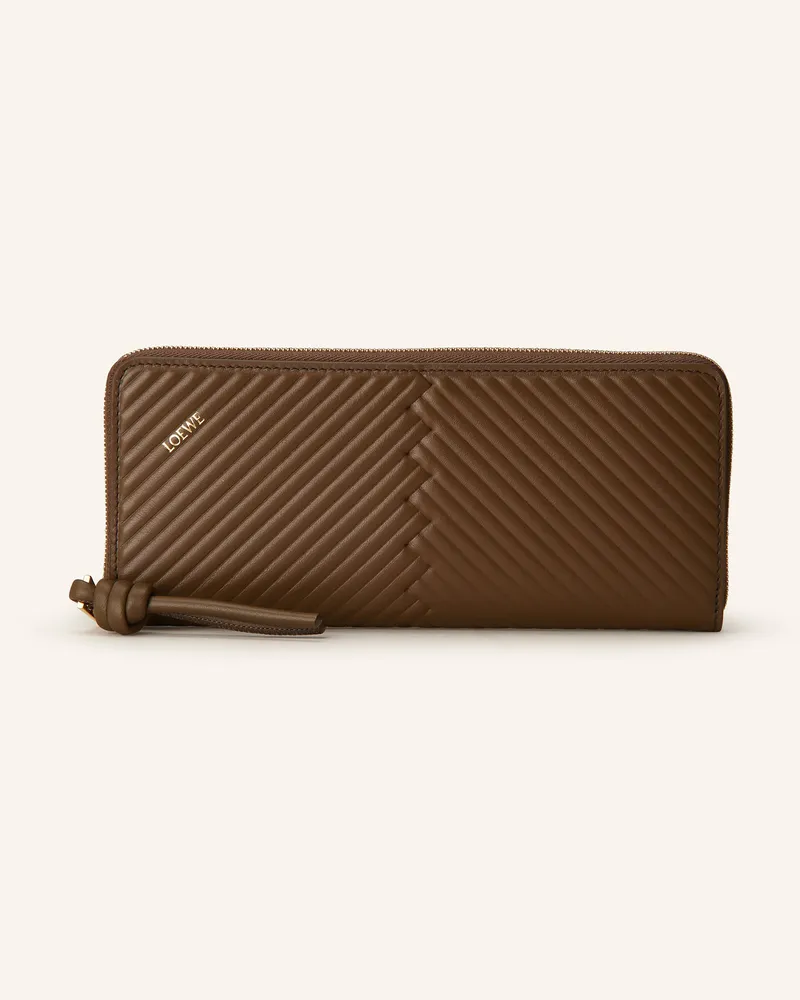 Loewe Geldbörse braun Braun