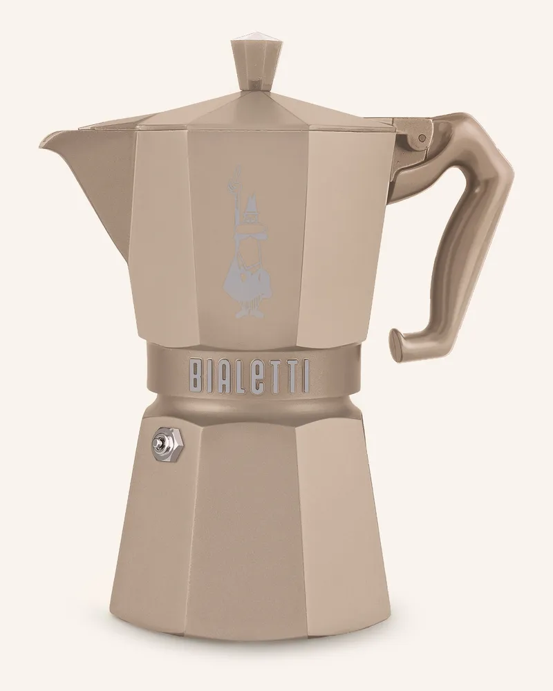 Bialetti Espressokocher Moka Exclusive beige Taupe