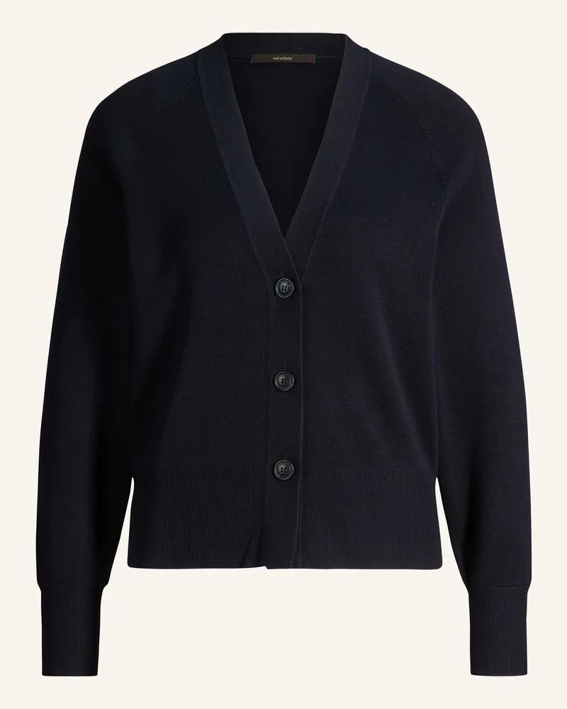 windsor. Strickjacke blau Dunkelblau