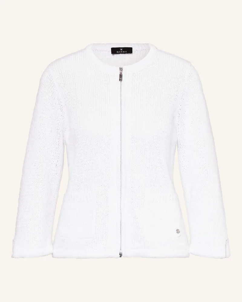 monari Strickjacke Weiss