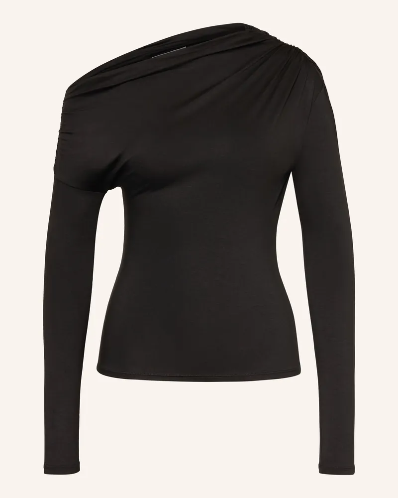 Patrizia Pepe One-Shoulder-Shirt Maglia schwarz Schwarz