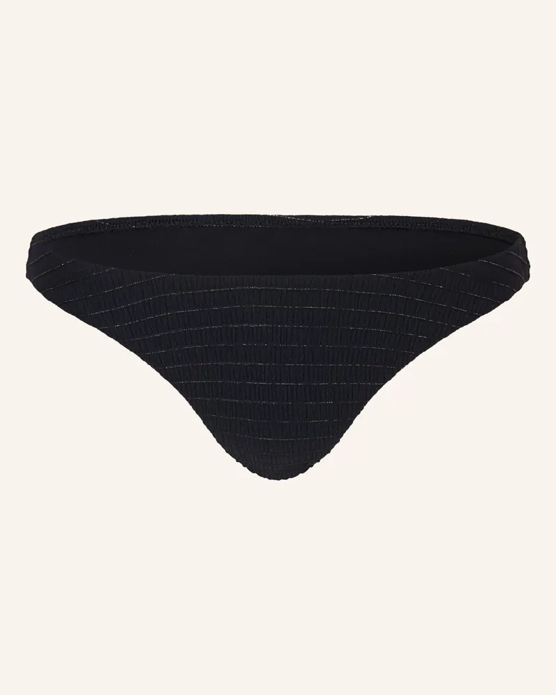 watercult Basic-Bikini-Hose AFTERLIGHT mit Glitzergarn Schwarz