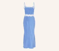 Kleid Mit Spitze blau
