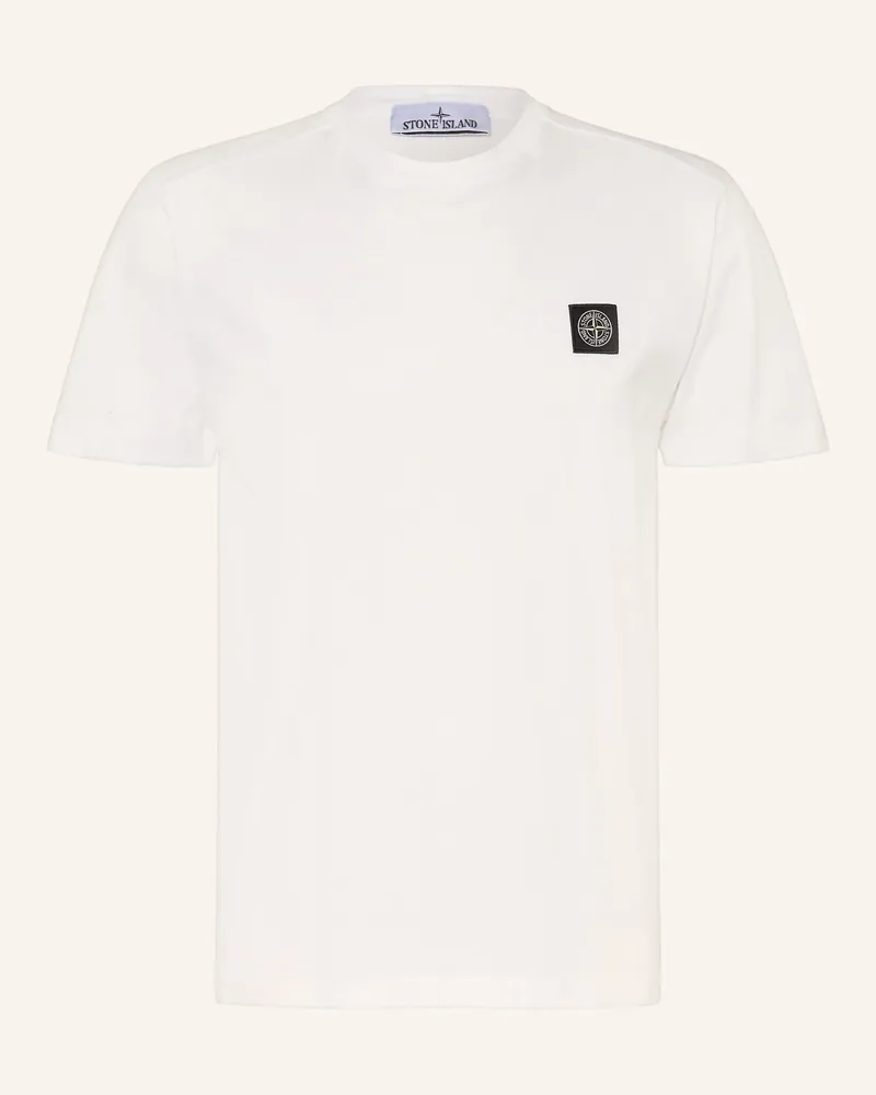 Stone Island T-Shirt weiss Weiss