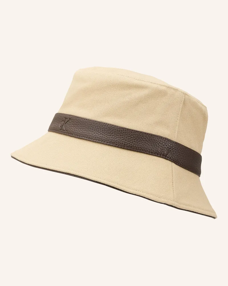 Calvin Klein Bucket-Hat beige Beige