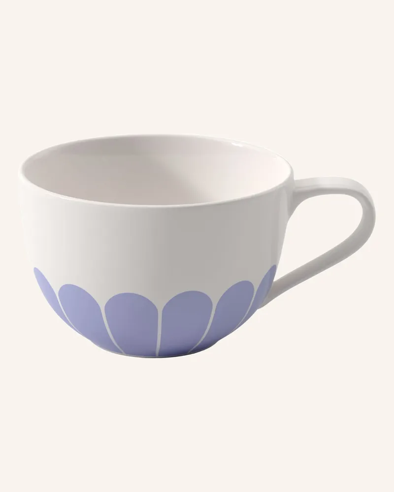 Villeroy & Boch Cappuccino-Tasse Fleur Bleu blau Blau