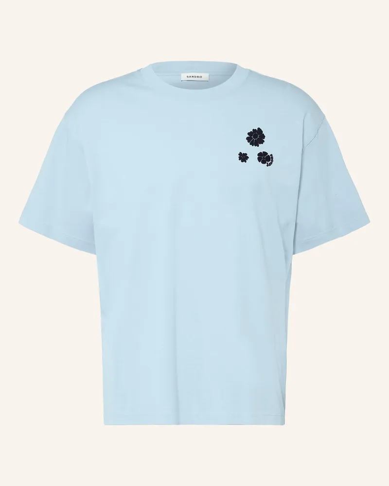 Sandro T-Shirt blau Hellblau