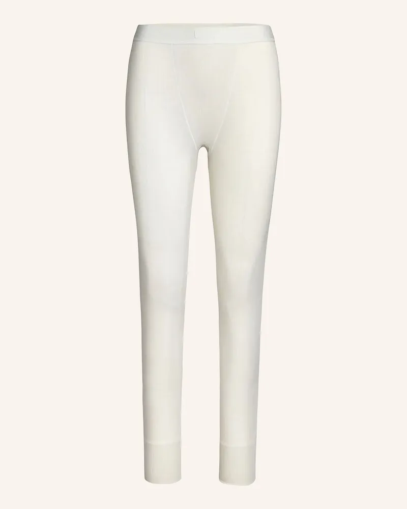 SKIMS Lounge-Leggings COTTON RIB Bone