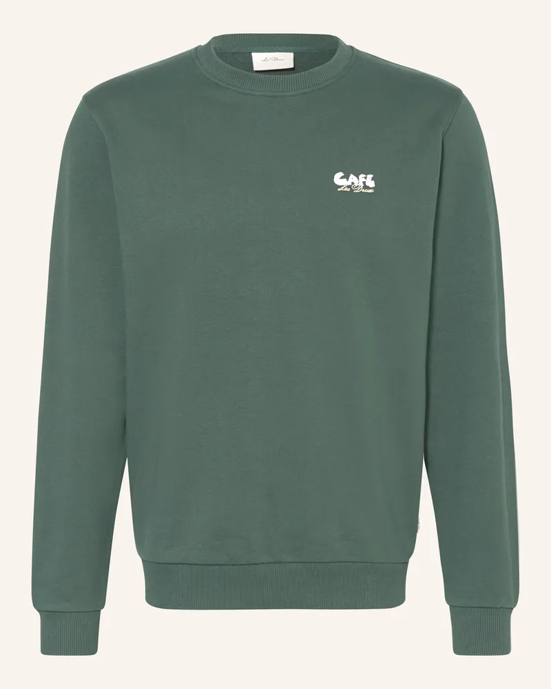 LES DEUX Sweatshirt Café gruen Dunkelgrün