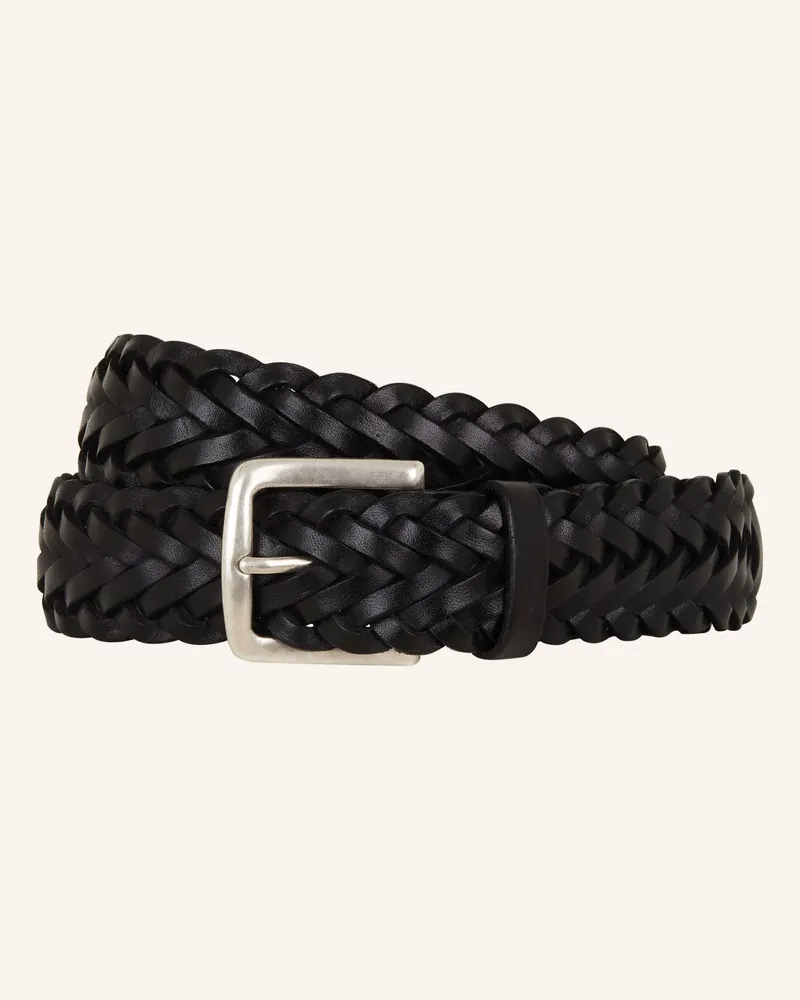 Marc O'Polo Ledergürtel schwarz Schwarz