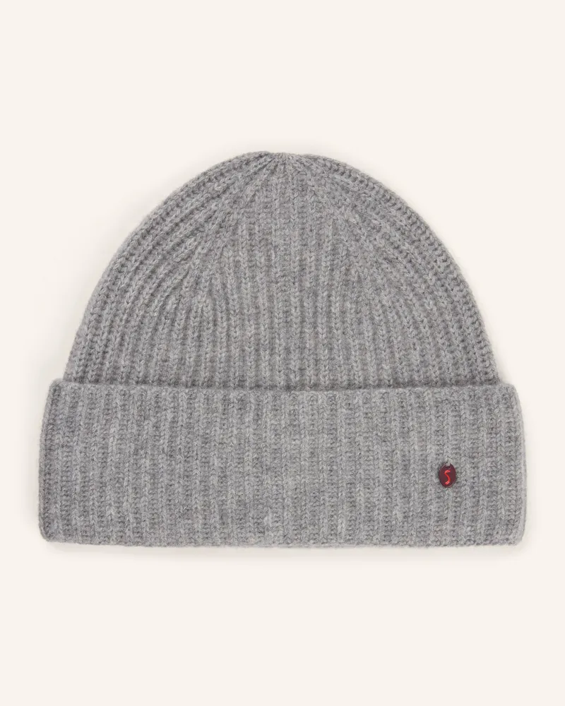 Codello Cashmere-Mütze grau Grau