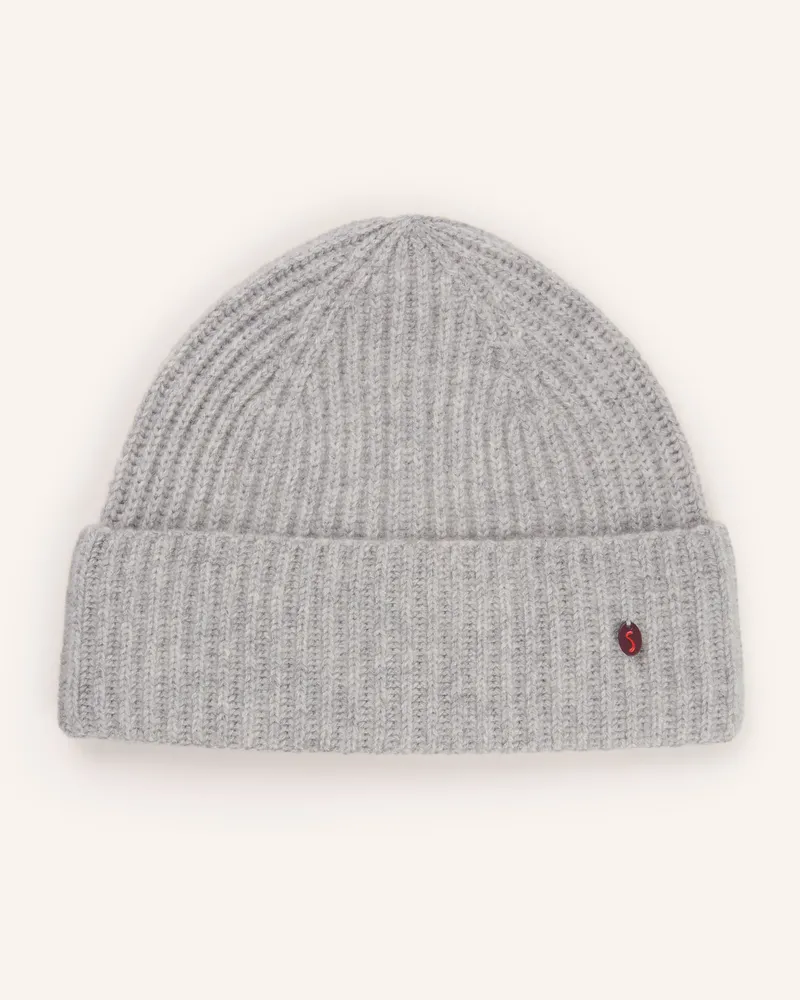 Codello Cashmere-Mütze grau Grau
