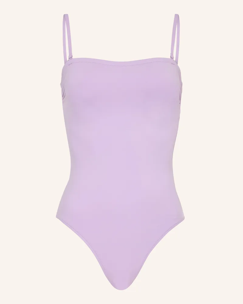 Vilebrequin Bandeau-Badeanzug SOLID FACETTE Helllila