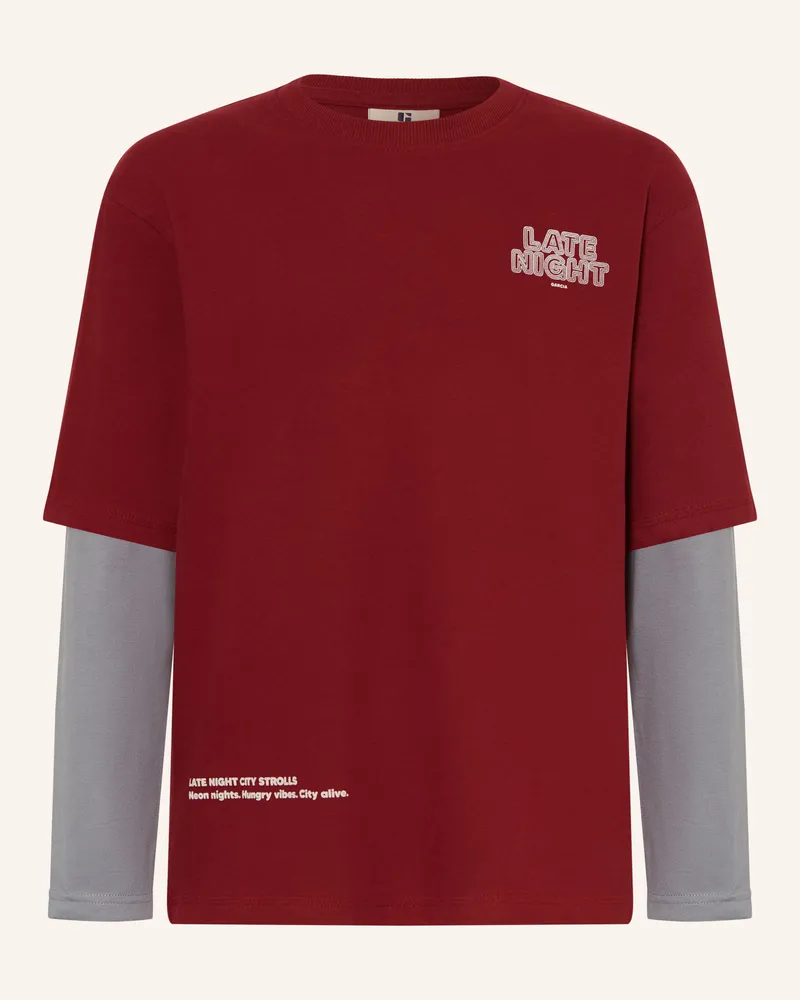 Garcia Jeanswear Longsleeve rot Rot