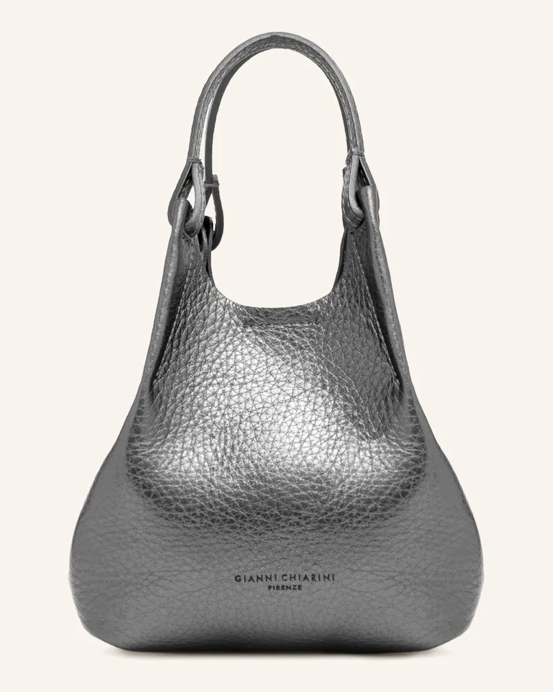 Gianni Chiarini Umhängetasche Dua Mini silber Platin