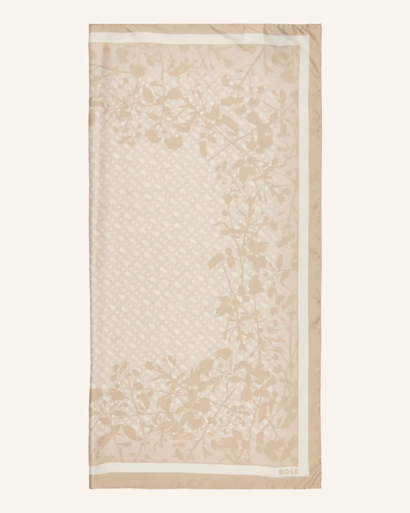 HUGO BOSS Seidentuch Lainy beige Beige