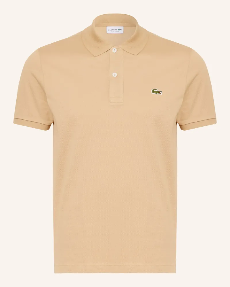 Lacoste Piqué-Poloshirt Slim Fit Beige