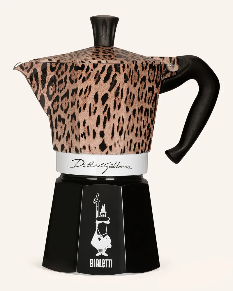 Dolce & Gabbana Casa Espressokocher schwarz Schwarz