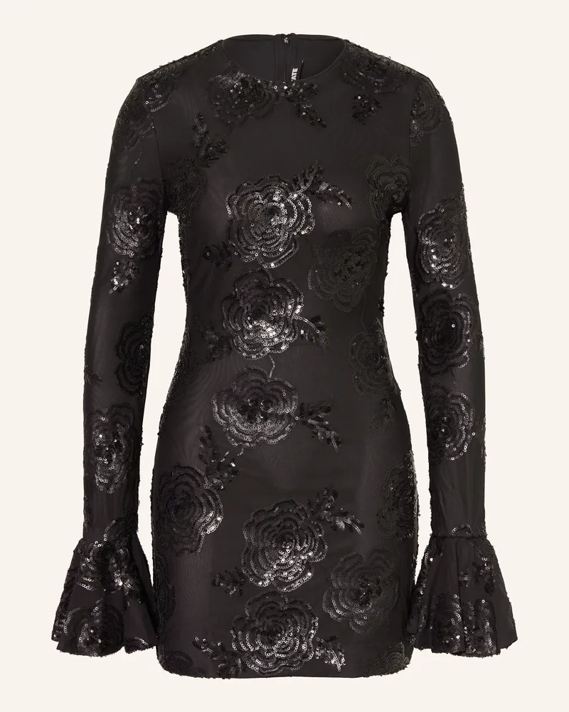ROTATE Birger Christensen Cocktailkleid Mit Pailletten schwarz Schwarz