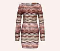 Strickkleid mit Glitzergarn