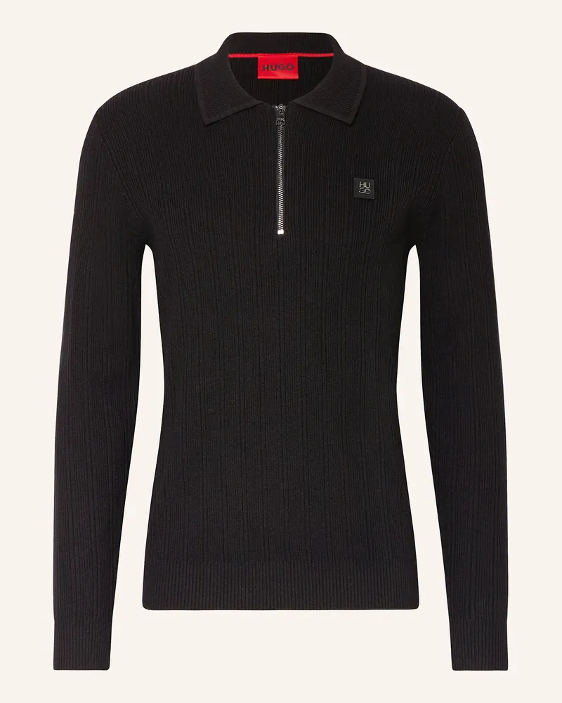 HUGO BOSS Pullover Sastoro schwarz Schwarz