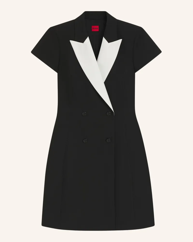 HUGO BOSS Business Kleid KAZUNA Regular Fit Schwarz