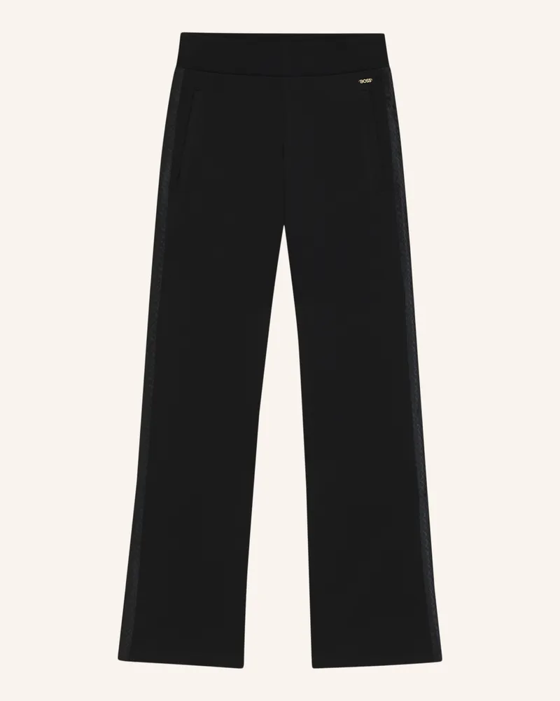 HUGO BOSS Loungewear Unterteil B TEXTURE_PANTS Schwarz