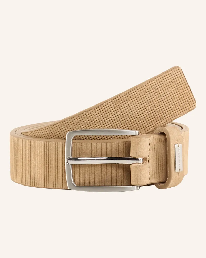 Strellson Gürtel Ledergürtel beige Beige