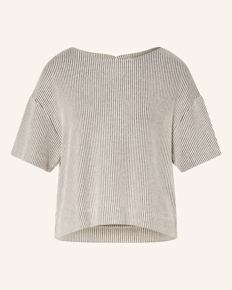 OPUS Strickshirt Gauster blau Creme