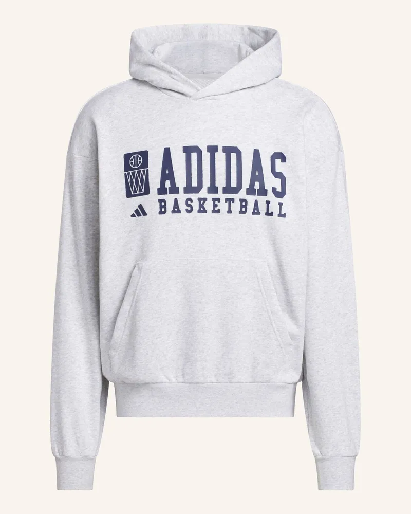 adidas Adidas Basketball Graphic Hoodie grau Grau