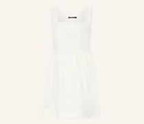 Kleid Mit Spitze weiss