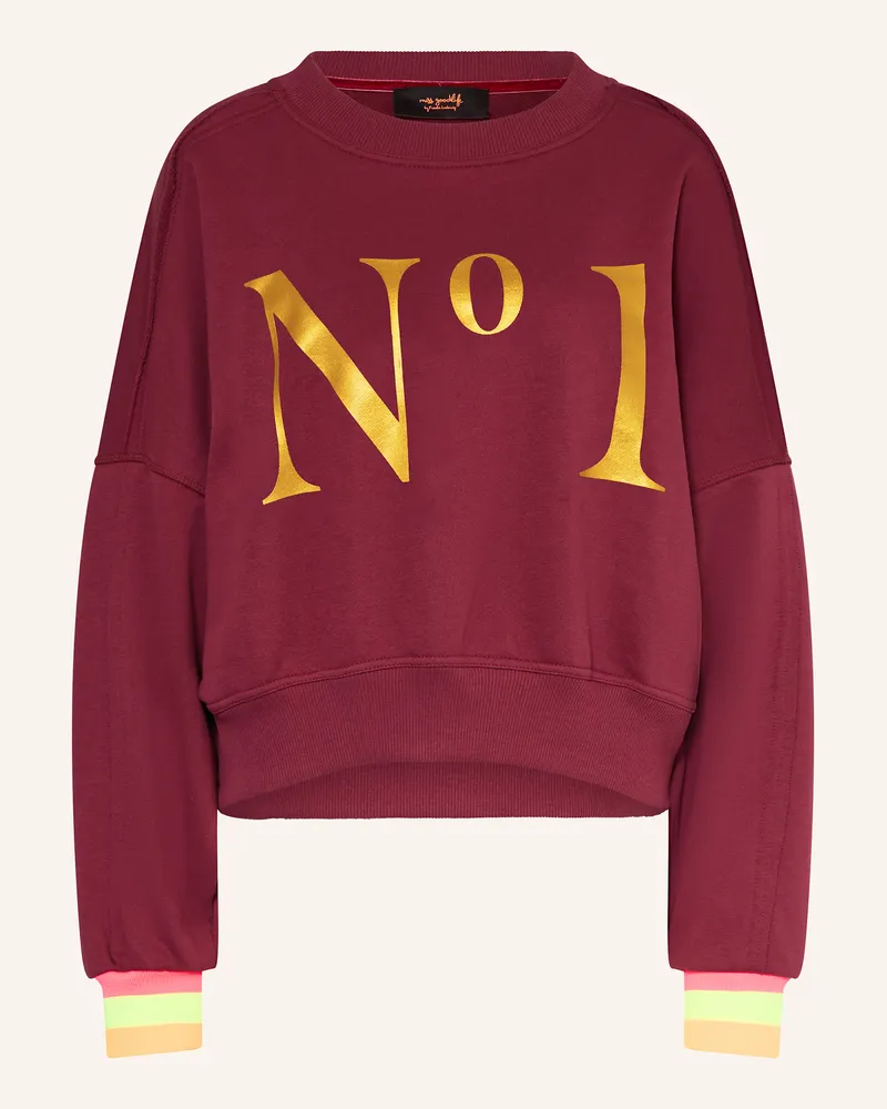 Miss Goodlife Sweatshirt Dunkelrot