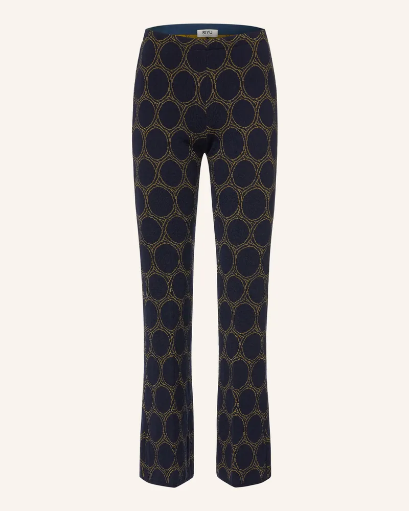 SIYU Strickhose blau Dunkelblau