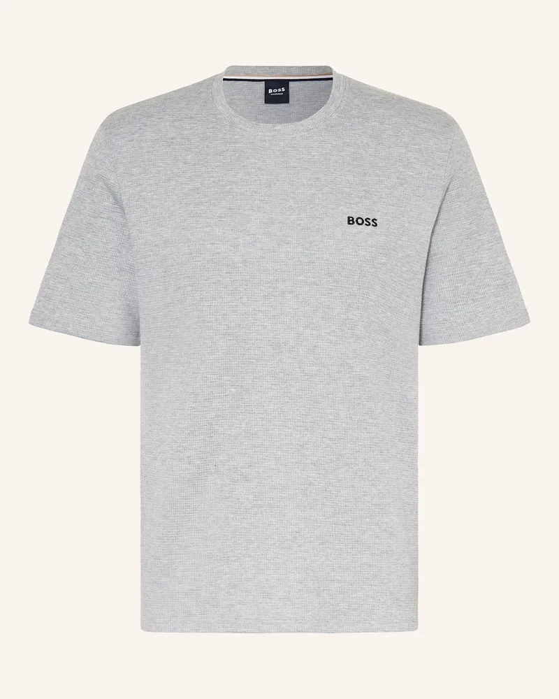 HUGO BOSS Schlafshirt grau Grau