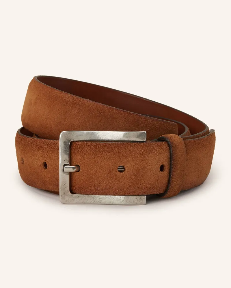 Post & Co Ledergürtel DOUGLAS Cognac