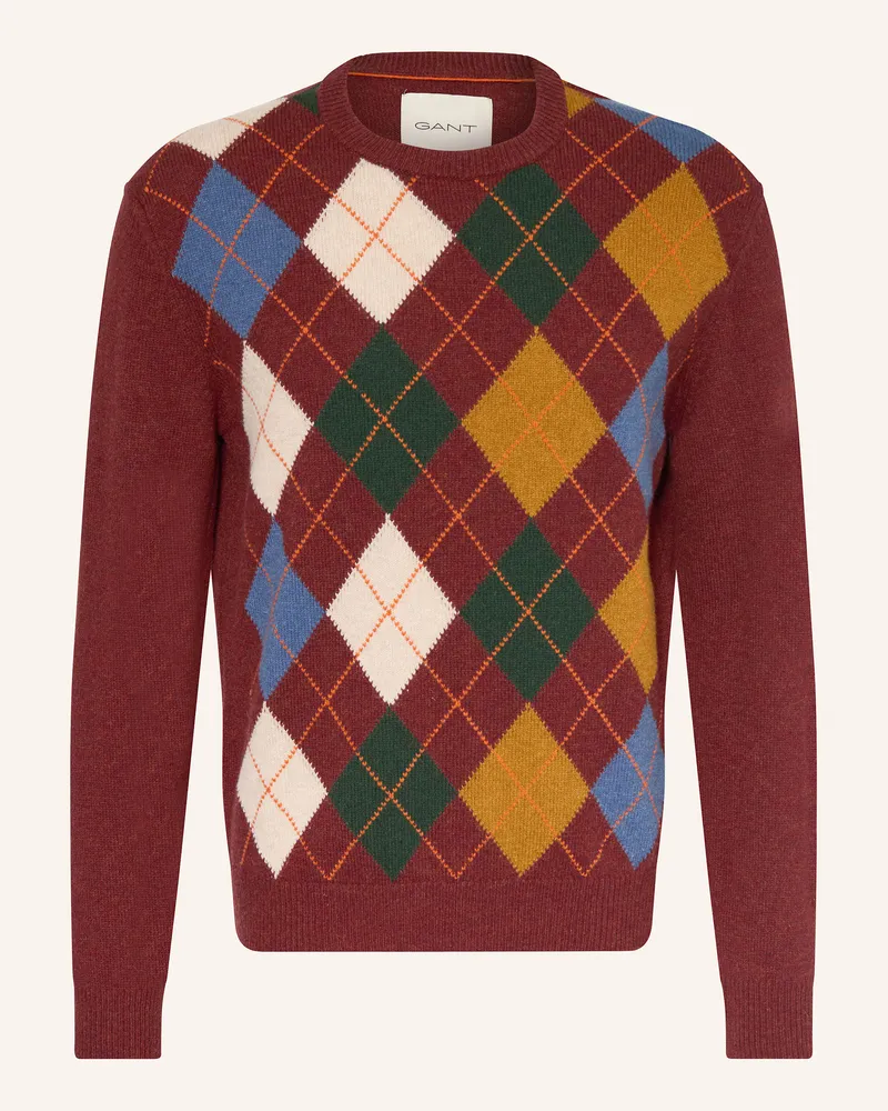 Gant Pullover Dunkelrot