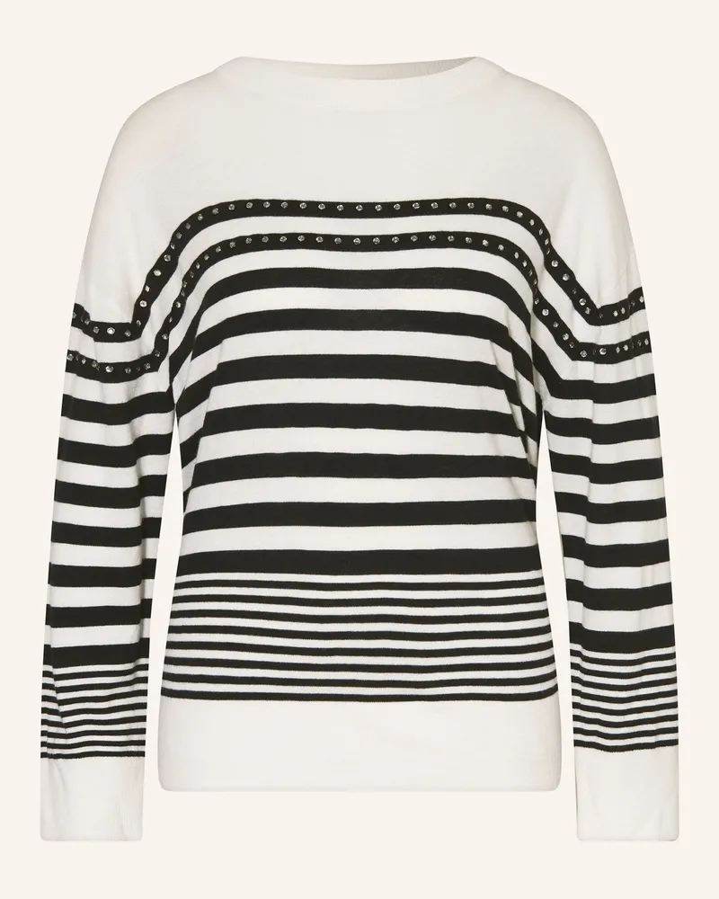 Liu Jo Pullover Mit Schmucksteinen weiss Weiss