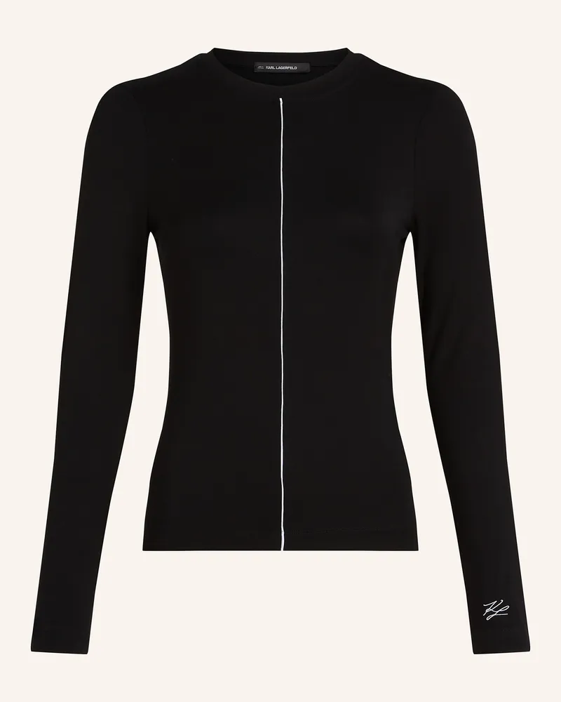 Karl Lagerfeld Top Schwarz