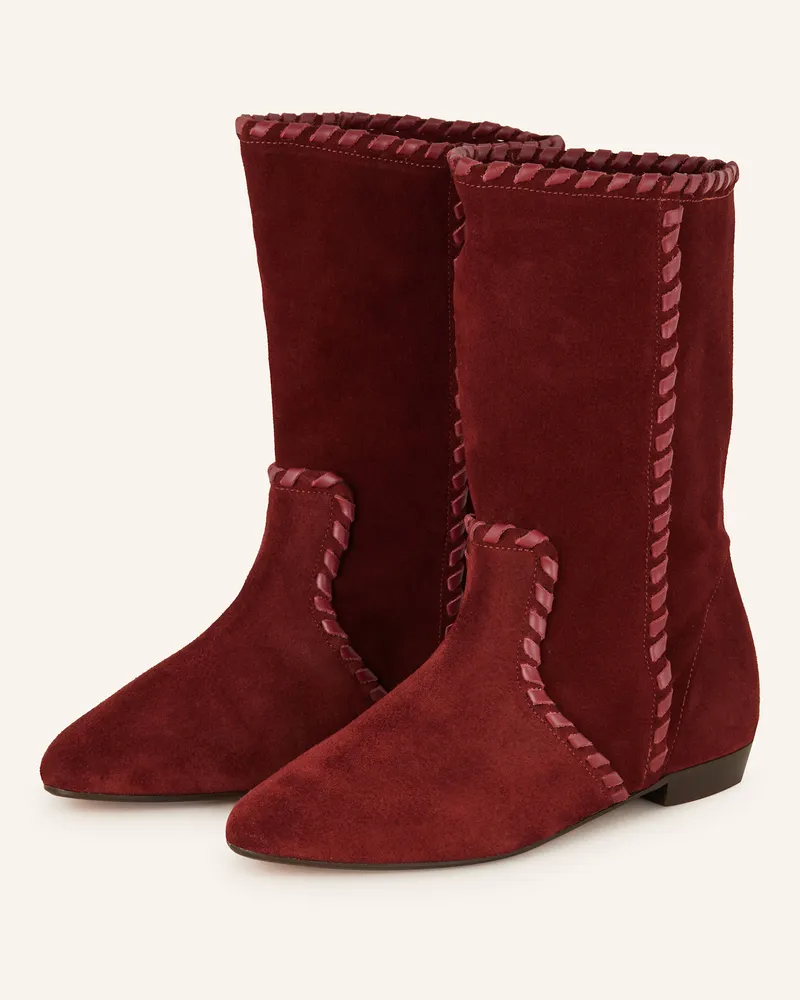 Isabel Marant Stiefeletten STAENI Dunkelrot