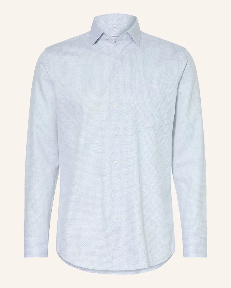 Seidensticker Hemd Regular Fit gruen Weiss