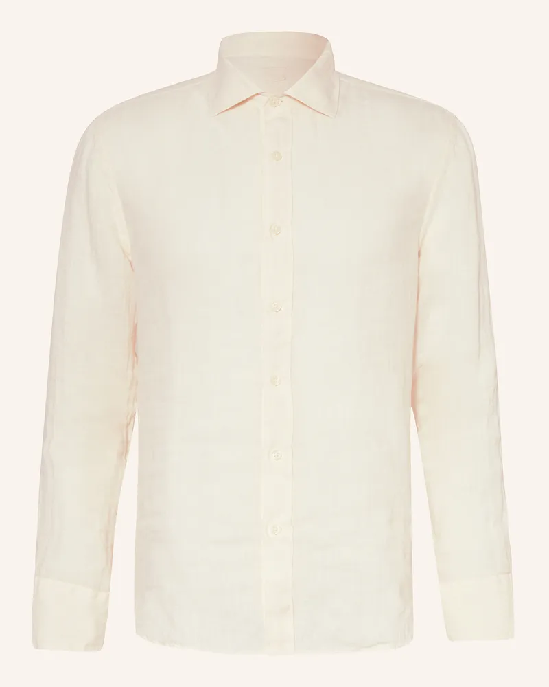 120% Lino Leinenhemd Slim Fit Ecru